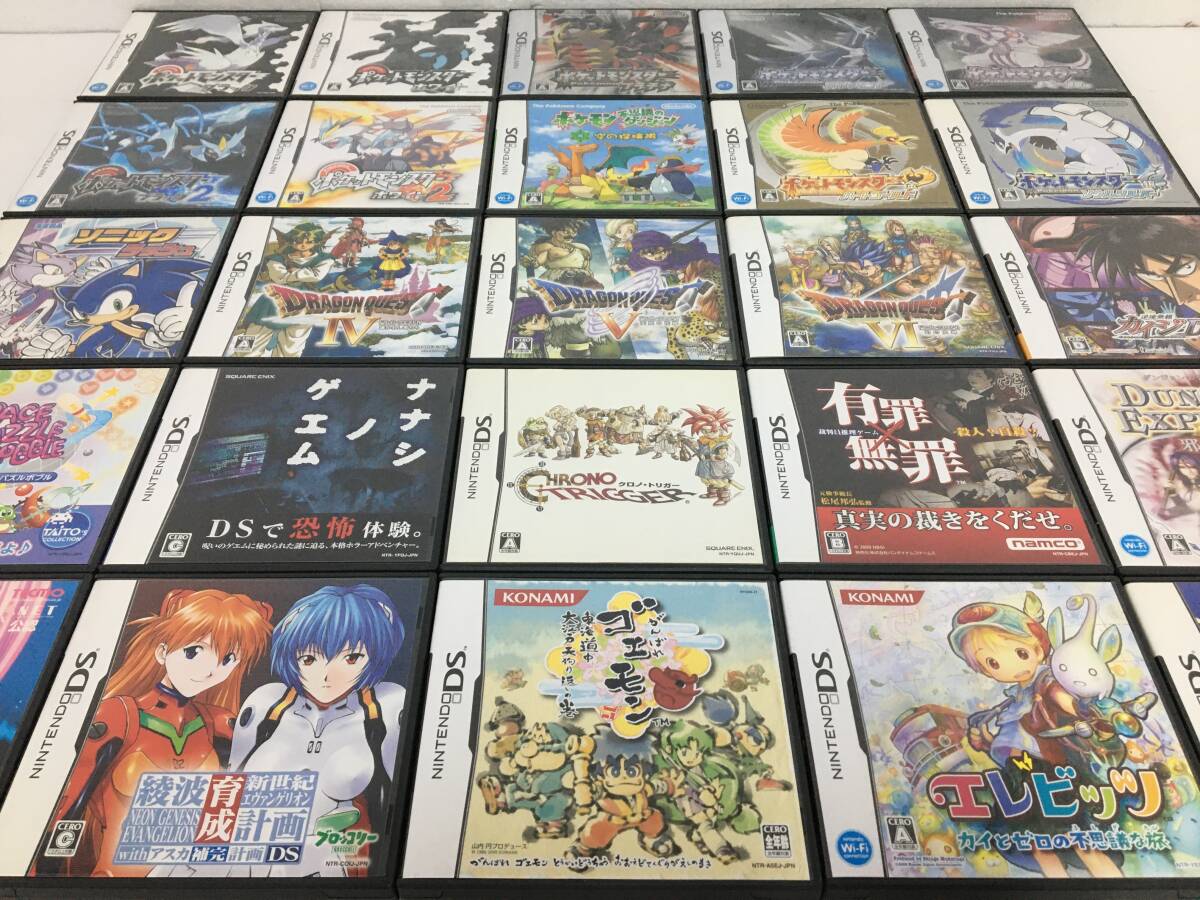 ★☆ソ830 DS ソフト 全て 動作確認済み 説明書付き ダブり無し 25本 まとめ売り ポケモン全種 ゴエモン クロノトリガー エレビッツ 他☆★_画像1