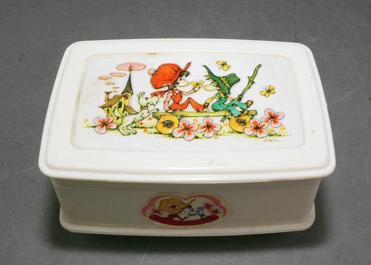  Showa Retro LADY MATE ROBIN музыкальная шкатулка имеется jue Reebok sAKI MUSICAL BOX