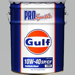 ガルフ プロシンセ 10W-40 SP/CF 20L×1缶 新品 LSPI対応 Gulf PRO SYNTH Synthetic Blend エンジンオイル AAA_画像1