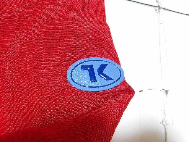 z12663:当時物 Racing Team KATAYAMA WORLD G.P. SPIRIT レーシングジャケット/赤白/M/片山敬済_画像5