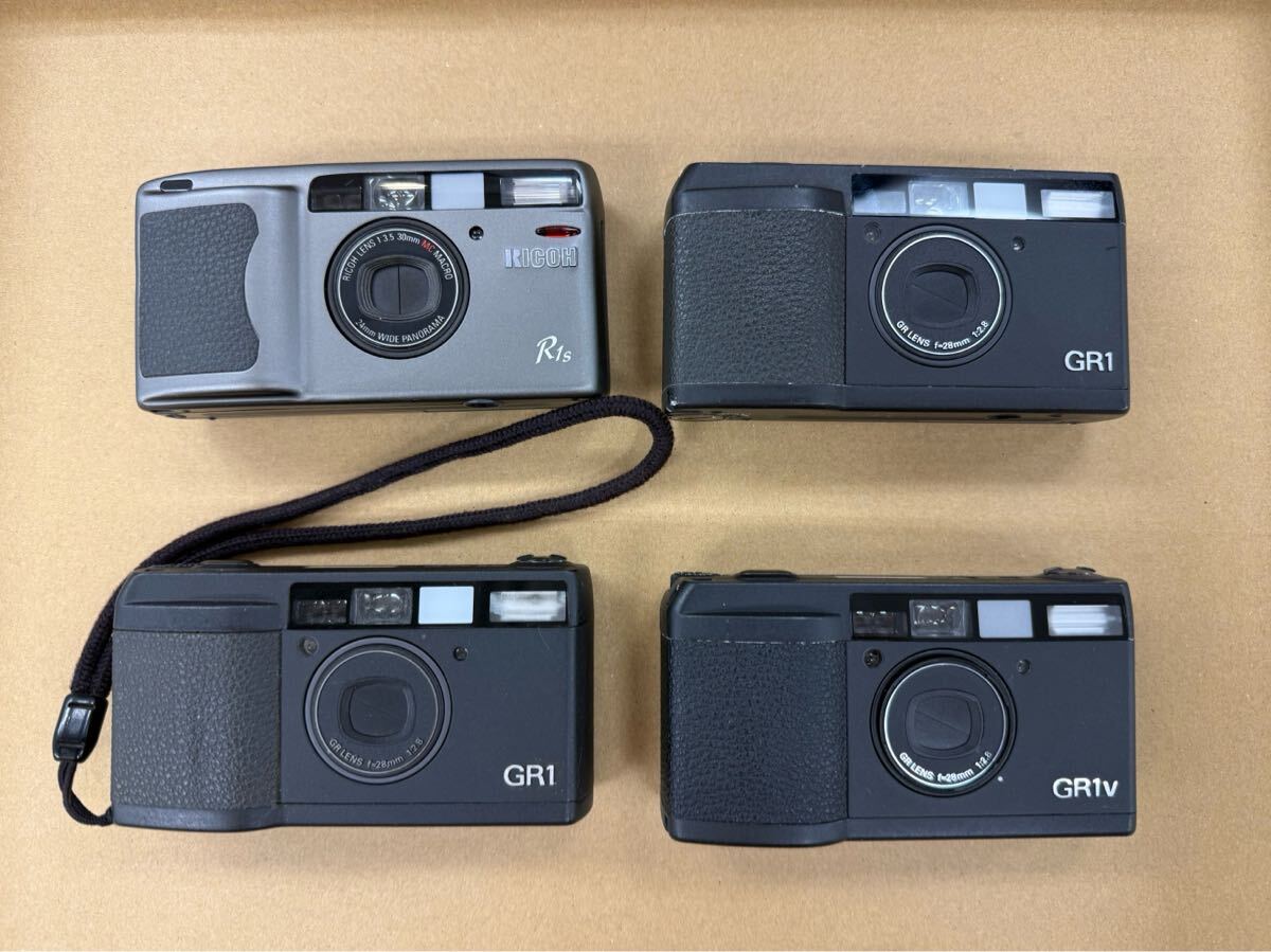  Ricoh GR1 GR1S GR1V всего 4 шт. работоспособность не проверялась б/у товар 