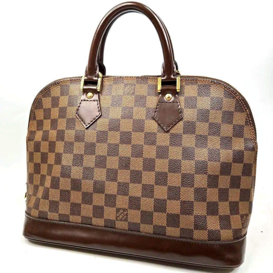 極美品 LOUIS VUITTON アルマ ダミエエベヌ ハンドバッグ_画像1