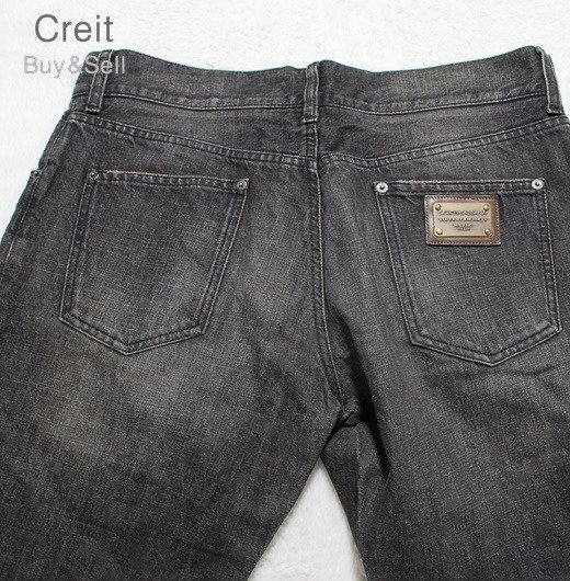 E172# обычная цена 9 десять тысяч степень * редкий размер W52*Dolce&Gabbana Dolce and Gabbana 16* plate Denim джинсы брюки 