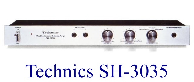 【未開封・未使用品】　Technics ◆ テクニクス　マイク/シンセサイザー用ミキシングアンプ　　SH-3035 ◆ 長期保管品　1970年代　昭和_画像3