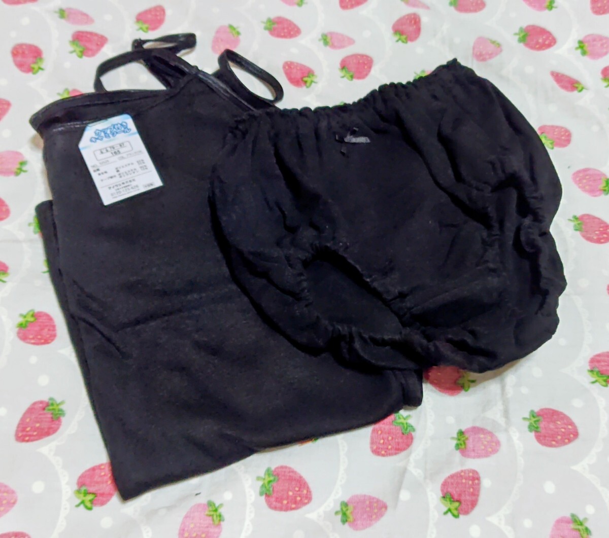 ☆新品★K6756★ジュニア　キャミソール+りぼん付きショーツ=165_画像6