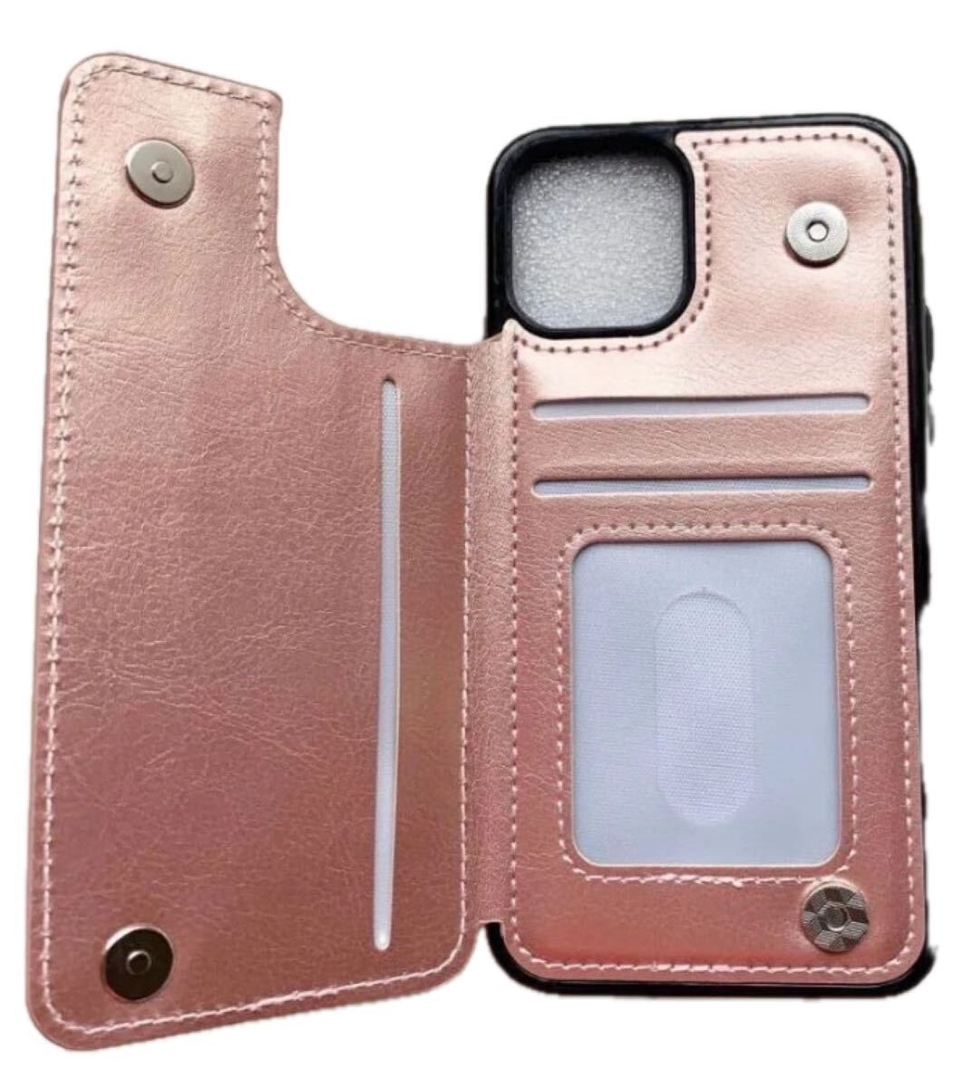 iPhone12mini смартфон кейс задняя сторона место хранения покрытие футляр для карточек простой симпатичный задняя сторона карта место хранения имеется чехол для проездного билета блокнот type способ