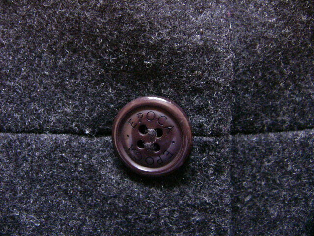 冬★エポカ★ウールの長袖ジャケット★38★7号★小さいサイズ★チャコールグレー★EPOCA_画像2