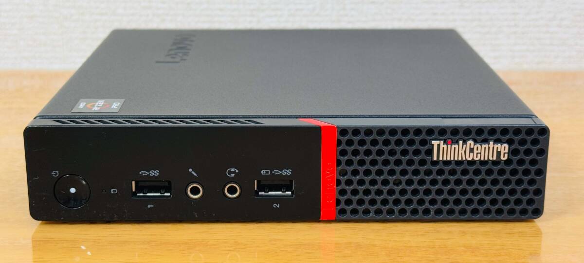 超小型パソコン LENOVO M715q Tiny / Ryzen 5 Pro 2400GE / メモリ8GB / NVMe 256GB+HDD 320GB / Windows 11/ office2019_画像1