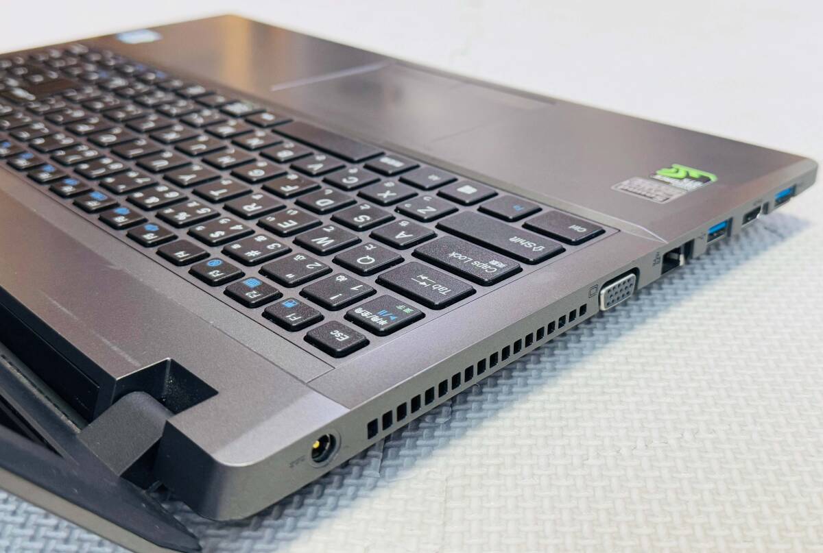 GeForce GTX950Mge-mingPC полный HD 15.6 type m-Book * Core i7-6700HQ память 16GB SSD 256GB+500GB камера Blu-ray Windows11 office2019