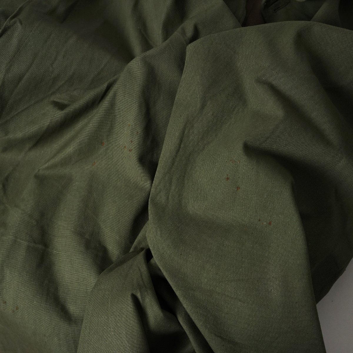 フランス軍 モーターサイクルコート 40s50s ヴィンテージ コットンリネン デッドストック[F224]_画像8