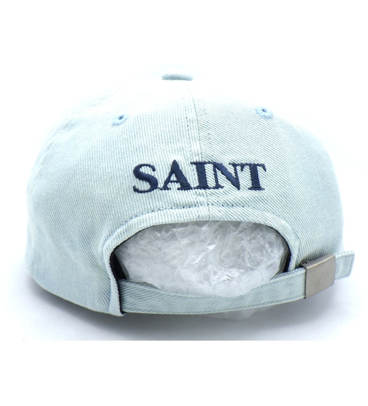 セントマイケル SAINT MICHAEL 25SS 【 6 PANEL CAP LACERATING SM HR8 0000 078 】 ロゴ 刺 ベースボール キャップ 45079_画像3