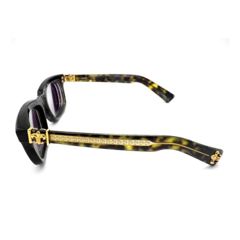 クロムハーツ CHROME HEARTS 【 SEE YOU IN TEA 】 BSフレア テンプル ウェリントン サングラス 眼鏡 n9732_画像2