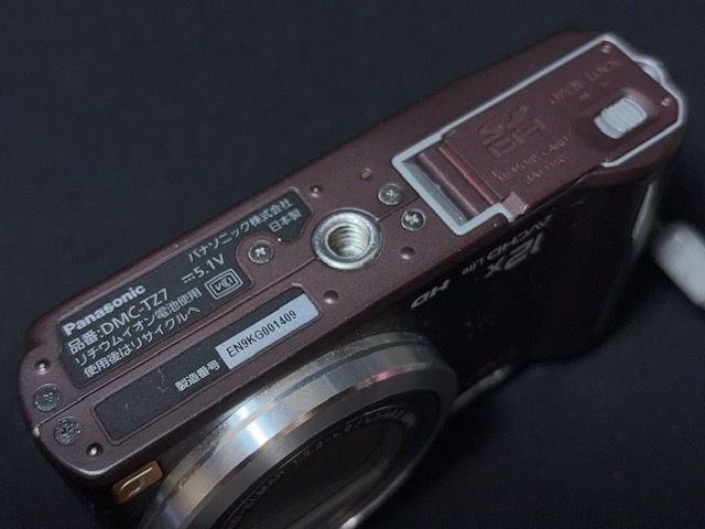 ※30738 動作確認済み Panasonic LUMIX DMC-TZ7 1:3.3-4.9/4.1-49.2 ブラウン コンデジ デジカメ _画像8
