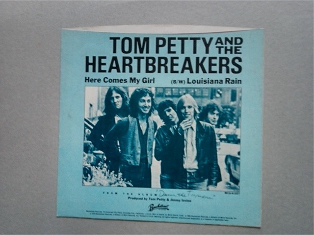 ★US45PS★トム・ペティ&ハートブレイカーズ「ヒア・カムズ・マイ・ガール」 ジャケットのみ!!_画像2