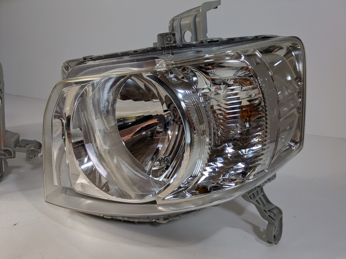 ホンダ 純正 JF1/JF2 N-BOX ハロゲン ヘッドライト Assy 左右セット STANLEY P9911 刻印L 棚番L-1600/L-1601_画像2