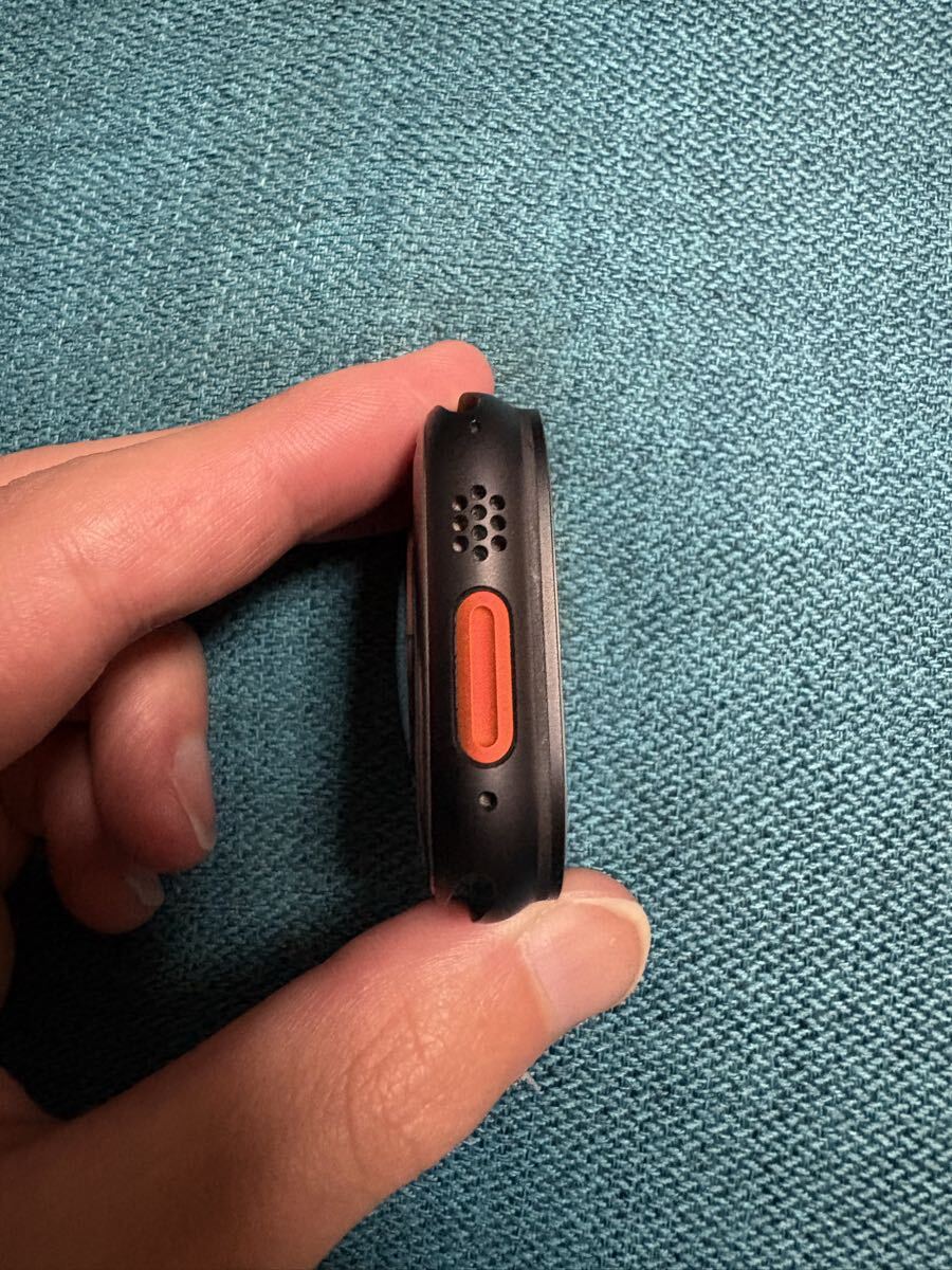  очень красивый товар Apple Watch Ultra 2(GPS + Cellular модель )-49mm черный титан кейс . черный титан Mira ne-ze петля - M -