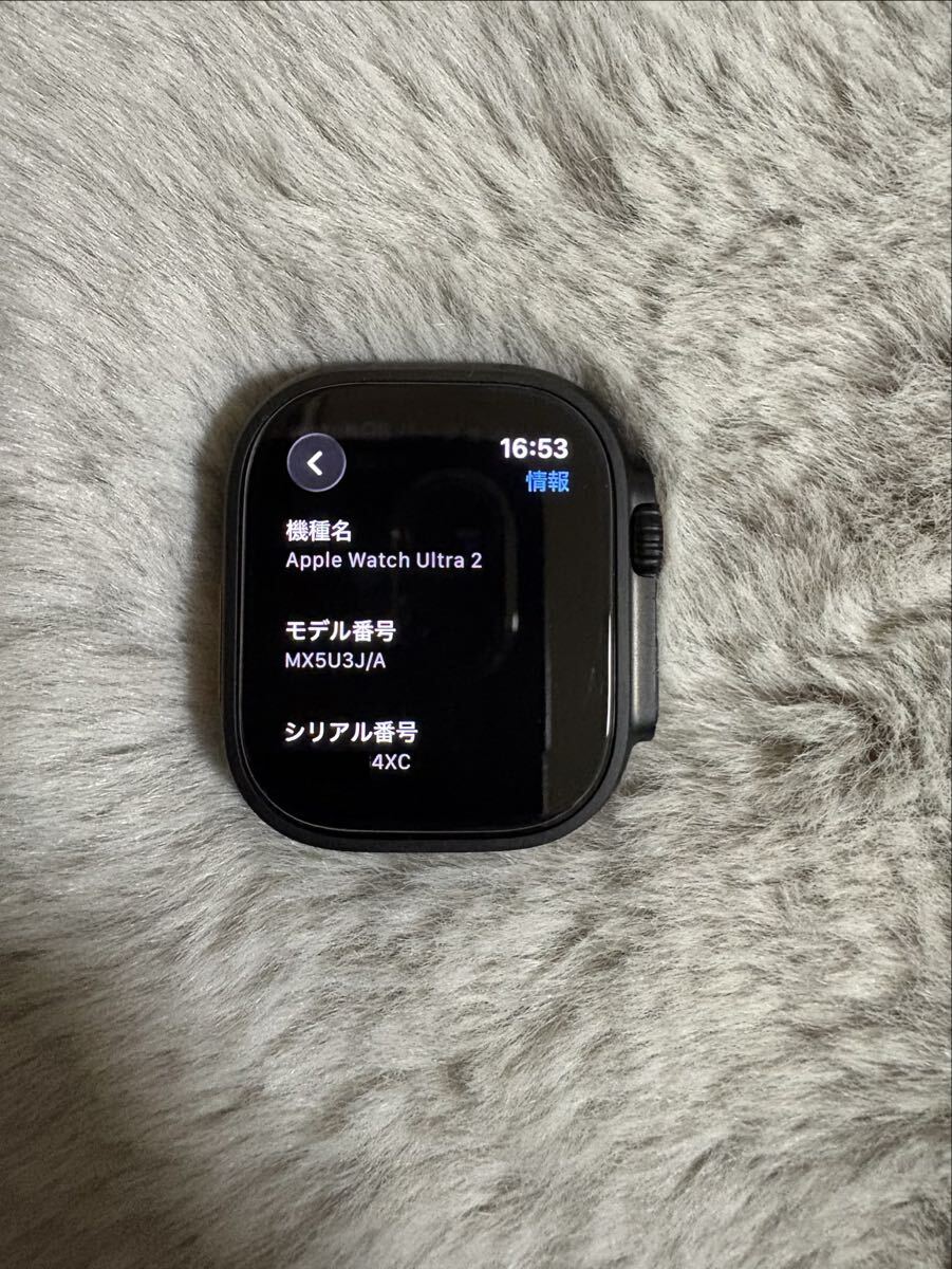  очень красивый товар Apple Watch Ultra 2(GPS + Cellular модель )-49mm черный титан кейс . черный титан Mira ne-ze петля - M -