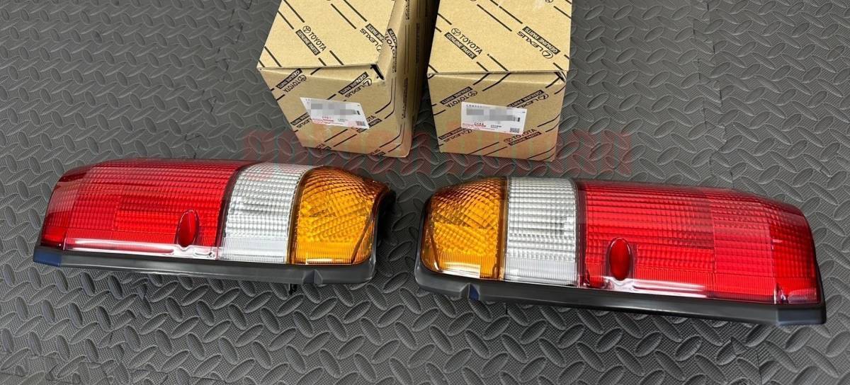 ■新品■トヨタ純正 70系ランクル ランドクルーザー HZJ76 HZJ77 テールランプレンズ テールライトレンズ 左右セット TOYOTA_画像1