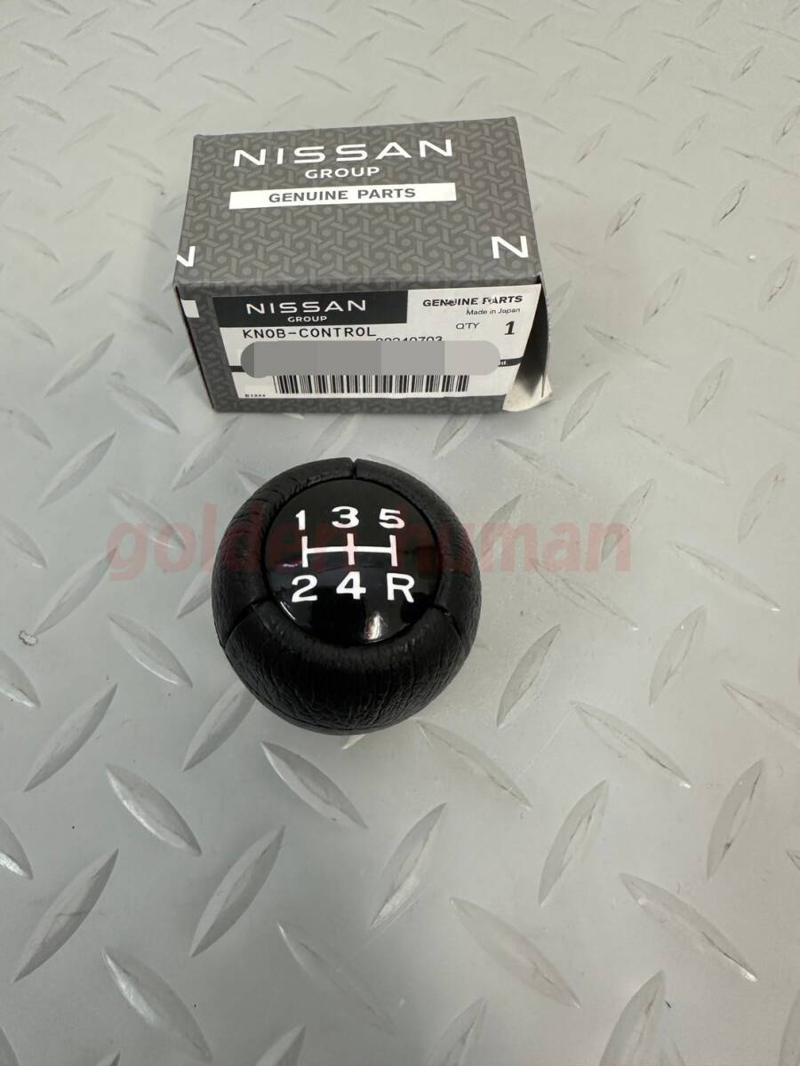 ■新品■日産 純正　M8×P1.25 シフトノブ MT 5速 黒 ハコスカ 流用_画像2