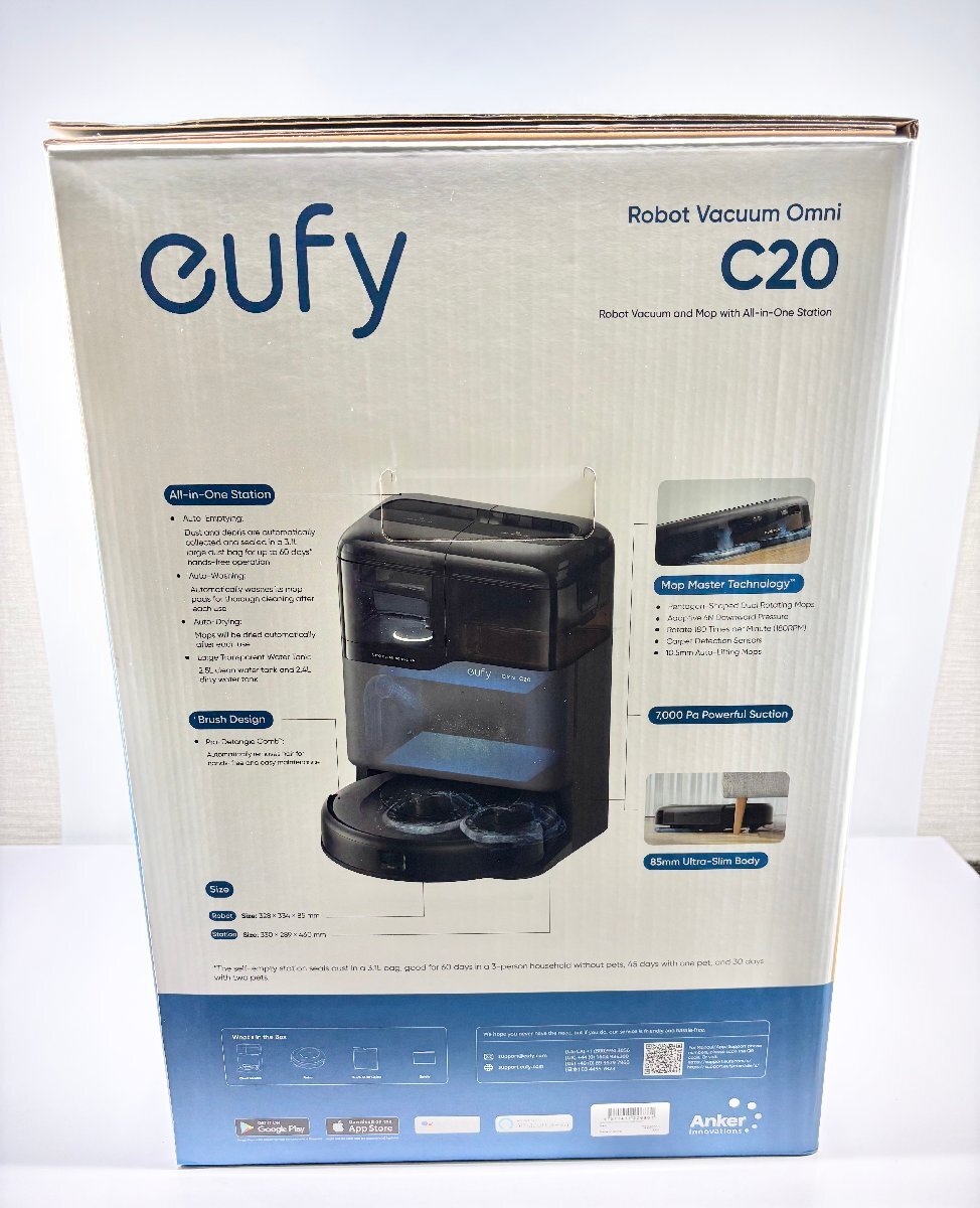 サ) [未使用] Anker アンカー ロボット掃除機 Eufy Robot Vacuum Omni C20 T2280511_画像3