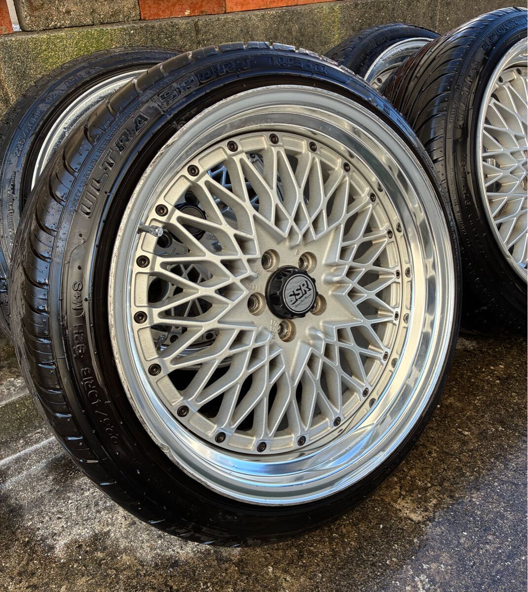 SSR フォーミュラメッシュ pcd100 9.5j 18インチ_画像3