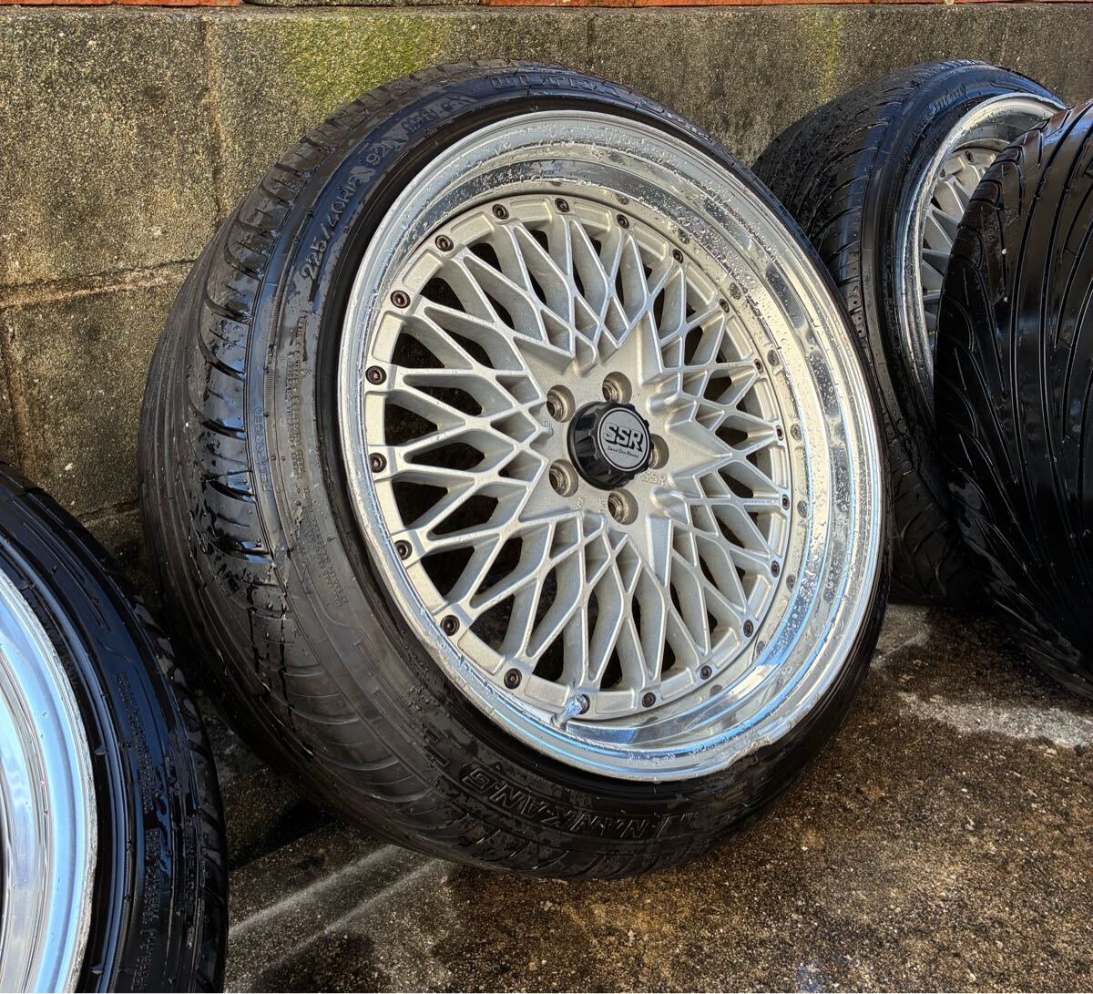 SSR フォーミュラメッシュ pcd100 9.5j 18インチ_画像4