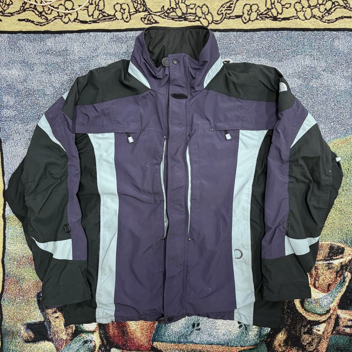 90s TNF The North Face クレイジー アウトドア ジャケット ノースフェイス アウトドア マウンテン 年代物 スキージャケット 古着 _画像1