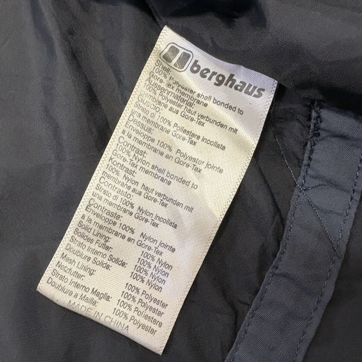 90s Berghaus GORE-TEX マウンテンパーカー ジャケット アウトドア バーグハウス ナイロン 英国 名作 UK テック 年代物 オアシス 古着 _画像5