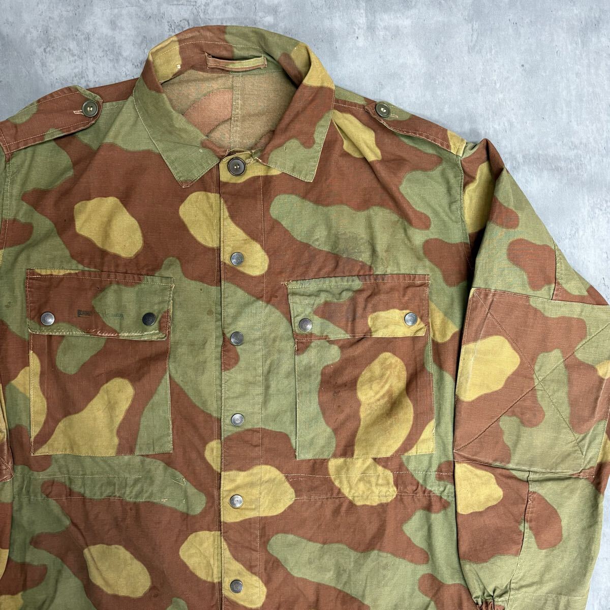 60s イタリア軍 M29 サンマルコカモ フィールドジャケット ステンシル ミリタリー アメーバパターン 実物 軍物 迷彩 vintage ヴィンテージ_画像3