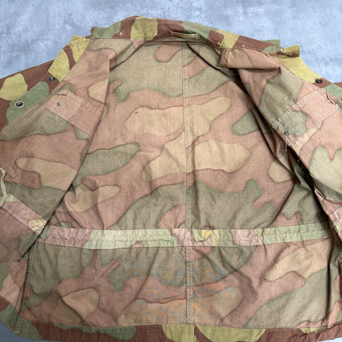 60s イタリア軍 M29 サンマルコカモ フィールドジャケット ステンシル ミリタリー アメーバパターン 実物 軍物 迷彩 vintage ヴィンテージ_画像5