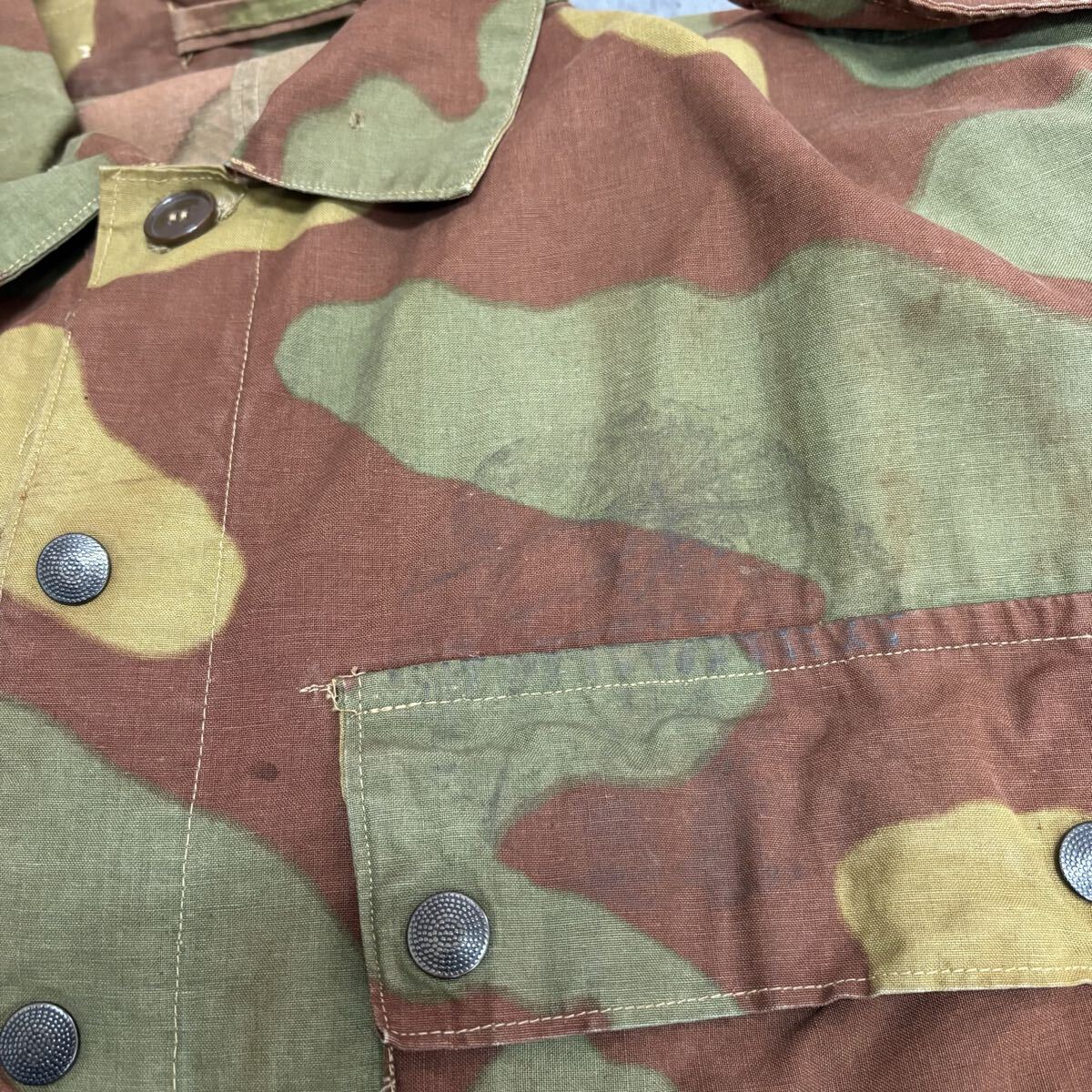 60s イタリア軍 M29 サンマルコカモ フィールドジャケット ステンシル ミリタリー アメーバパターン 実物 軍物 迷彩 vintage ヴィンテージ_画像8