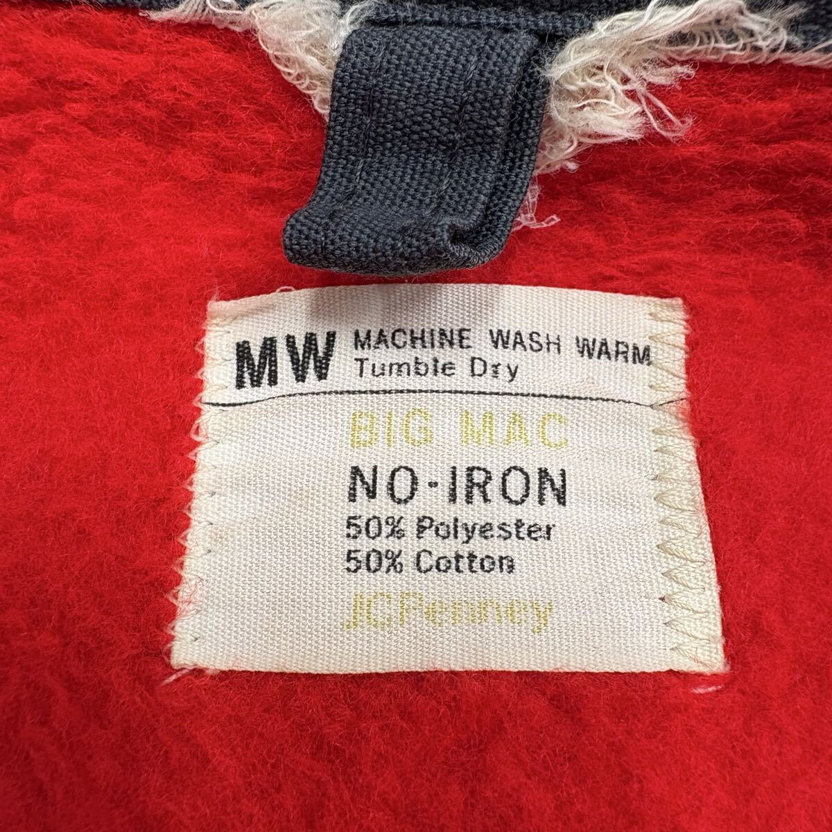 70s usa製 BIG MAC スウィング ジャケット ワーク vintage ヴィンテージ アメカジ ビックマック JC PENNEY ストア系 古着 無骨 年代物_画像4