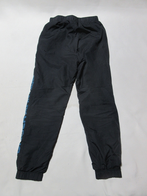 A-518★アンダーアーマー・1347735♪黒色/UA Woven Tricot Jogger ジュニア ウインドパンツ(YLG)★_画像2