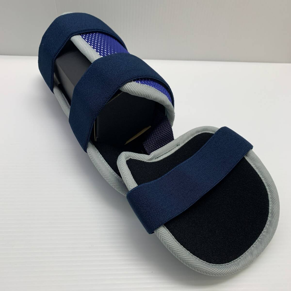 ミズノ MIZUNO ミズノ フットガード フリー/右足左打者用 パステルネイビー 1DJLG51116 H-4374_画像3