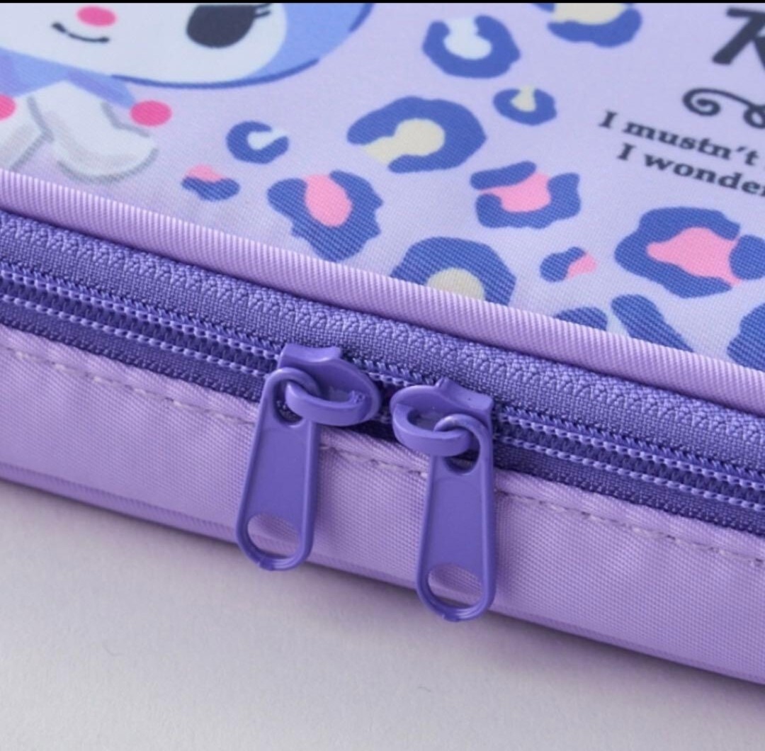 サンリオ　クロミ　コンパクト　スリム　ペンケース　メイクポーチ　ポーチ　豹柄_画像7