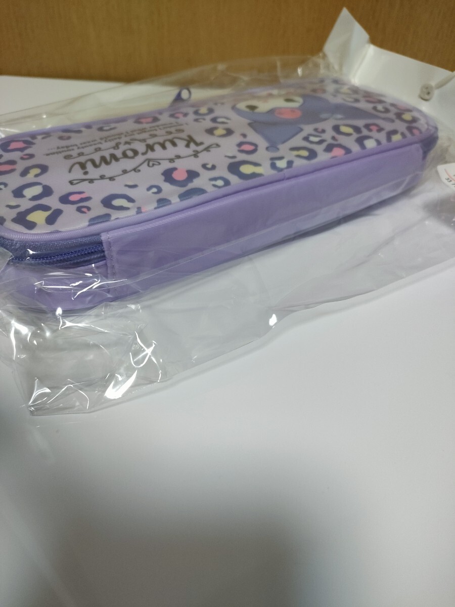 サンリオ　クロミ　コンパクト　スリム　ペンケース　メイクポーチ　ポーチ　豹柄_画像3