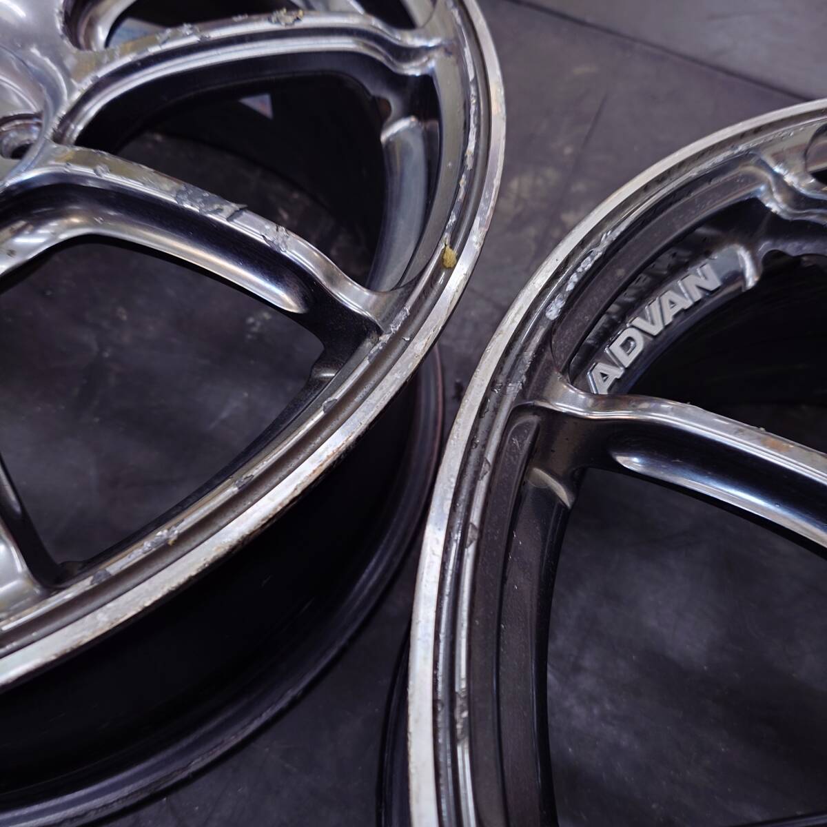 4本価格★ヨコハマ　アドバン　RZ　17インチ　7J　IS42　PCD100-4H★難有の為ジャンク品_画像5