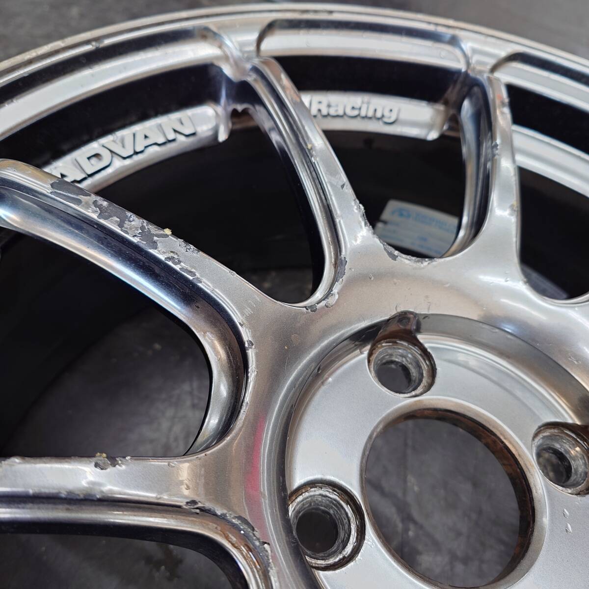 4本価格★ヨコハマ　アドバン　RZ　17インチ　7J　IS42　PCD100-4H★難有の為ジャンク品_画像6