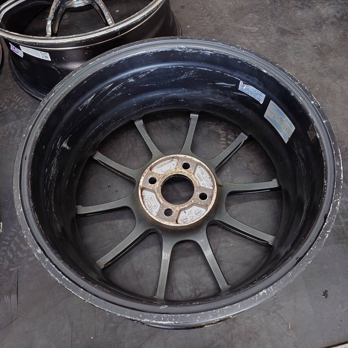 4本価格★ヨコハマ　アドバン　RZ　17インチ　7J　IS42　PCD100-4H★難有の為ジャンク品_画像7