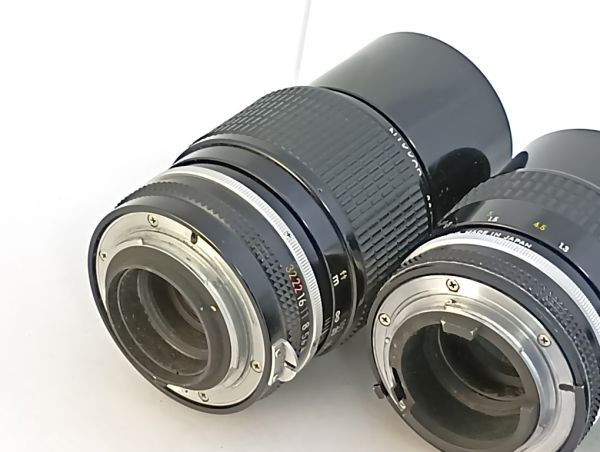 ★実用品★ ニコン Nikon Micro-NIKKOR-P Auto 55mm F3.5 , Ai 135mm F3.5 , NEW NIKKOR 200mm F4 #7585_画像7