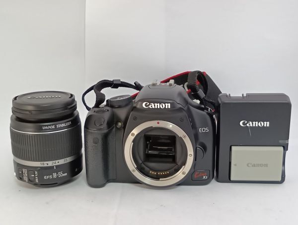 ★良品★ キヤノンCanon EOS Kiss X2 / EF-S 18-55mm F3.5-5.6 IS t0157_画像1