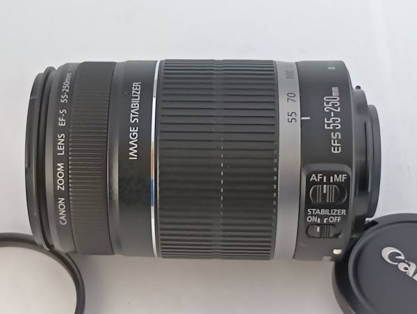 ★極上美品★ キヤノン Canon EF-S 18-55mm F3.5-5.6 IS , 55-250mm F4-5.6 IS t0156_画像6