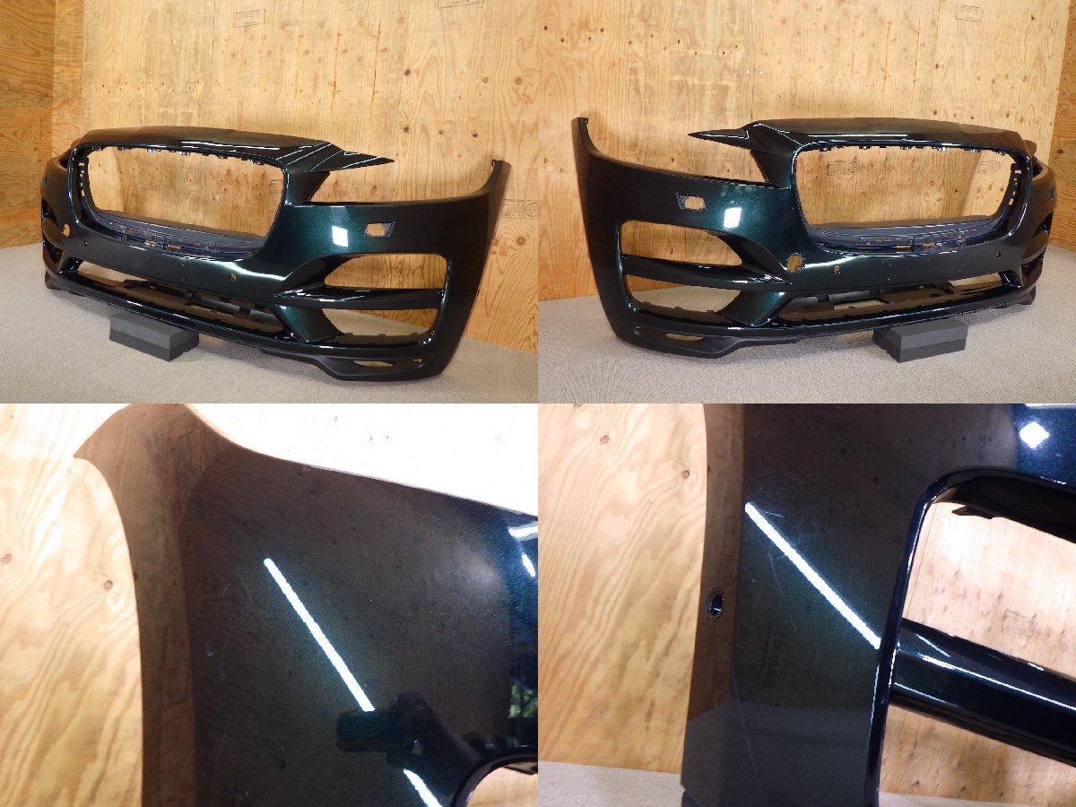 104 JAGUAR ジャガー F-PACE Fペイス 純正 フロントバンパー HK83-17C862-AA HK83-17F775-B_画像2