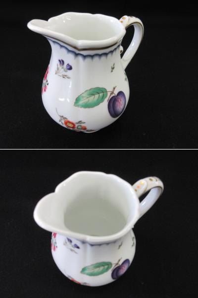 リチャードジノリ　Richard Ginori　イタリアンフルーツ　ティーポット、シュガーポット、クリーマー　3点セット_画像8