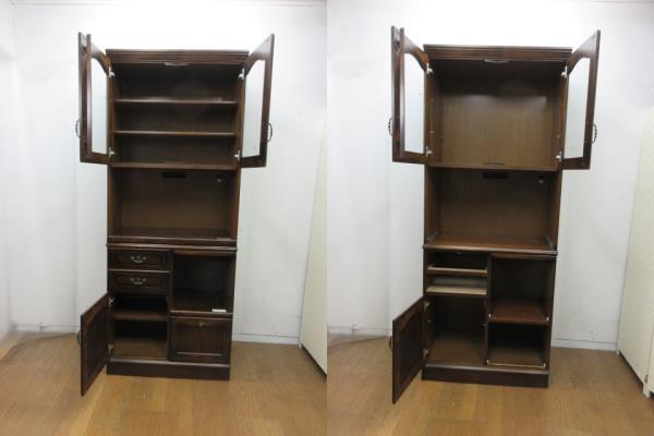 カリモク　コロニアルシリーズ　レンジボード　食器棚　家電ボード　EC2785NK_画像2