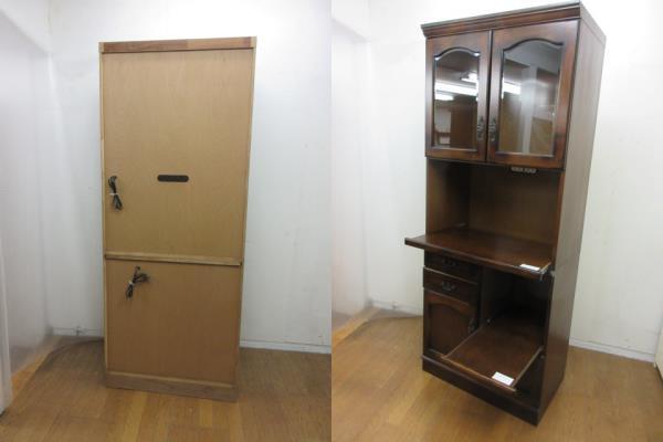 カリモク　コロニアルシリーズ　レンジボード　食器棚　家電ボード　EC2785NK_画像4