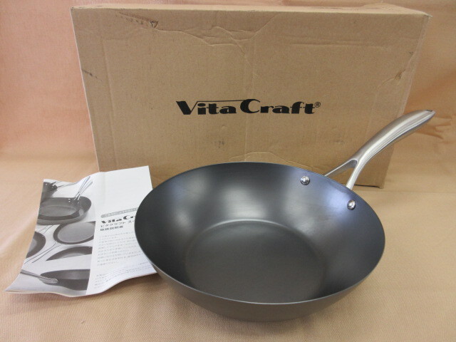 ビタクラフト　Vita Craft　スーパー鉄　ウォックパン 24cm　未使用_画像1