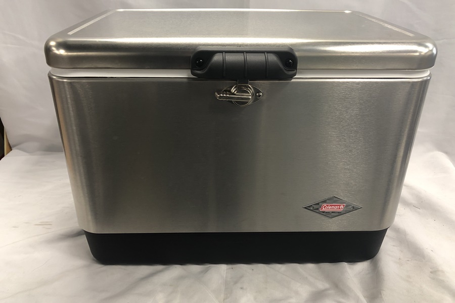 【送料無料】東京)◇Coleman コールマン スチールベルト クーラー 54QT カバー付き_画像4