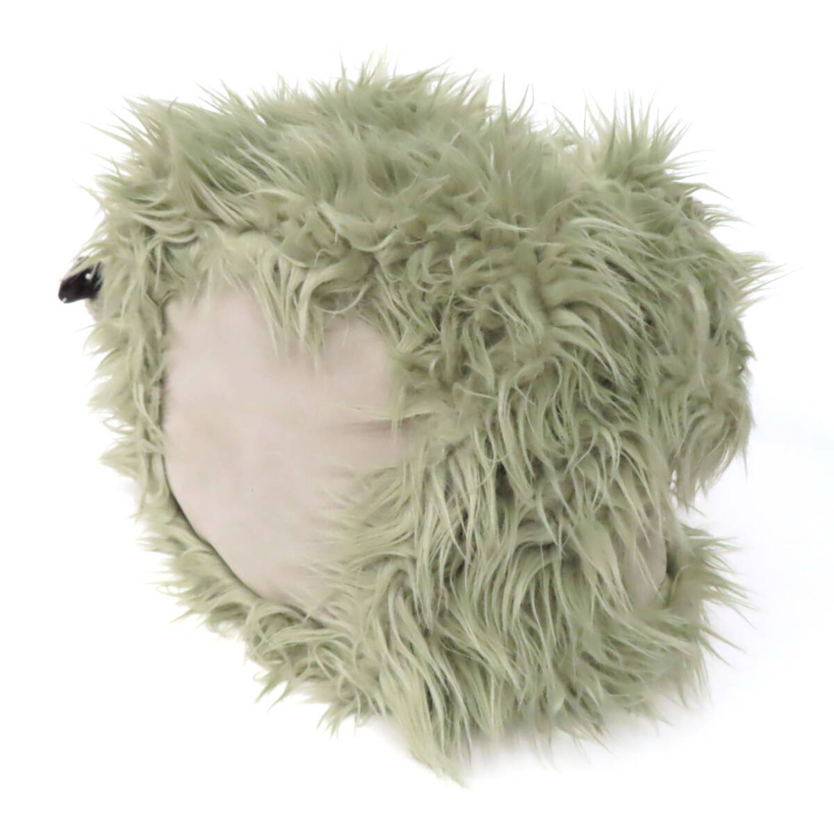 OD25070 See by Chloe シーバイクロエ ジョイライダー ハンドバッグ ミニボストンバッグ フェイクファー レザー 羊チャーム付 モスグリーン_画像8