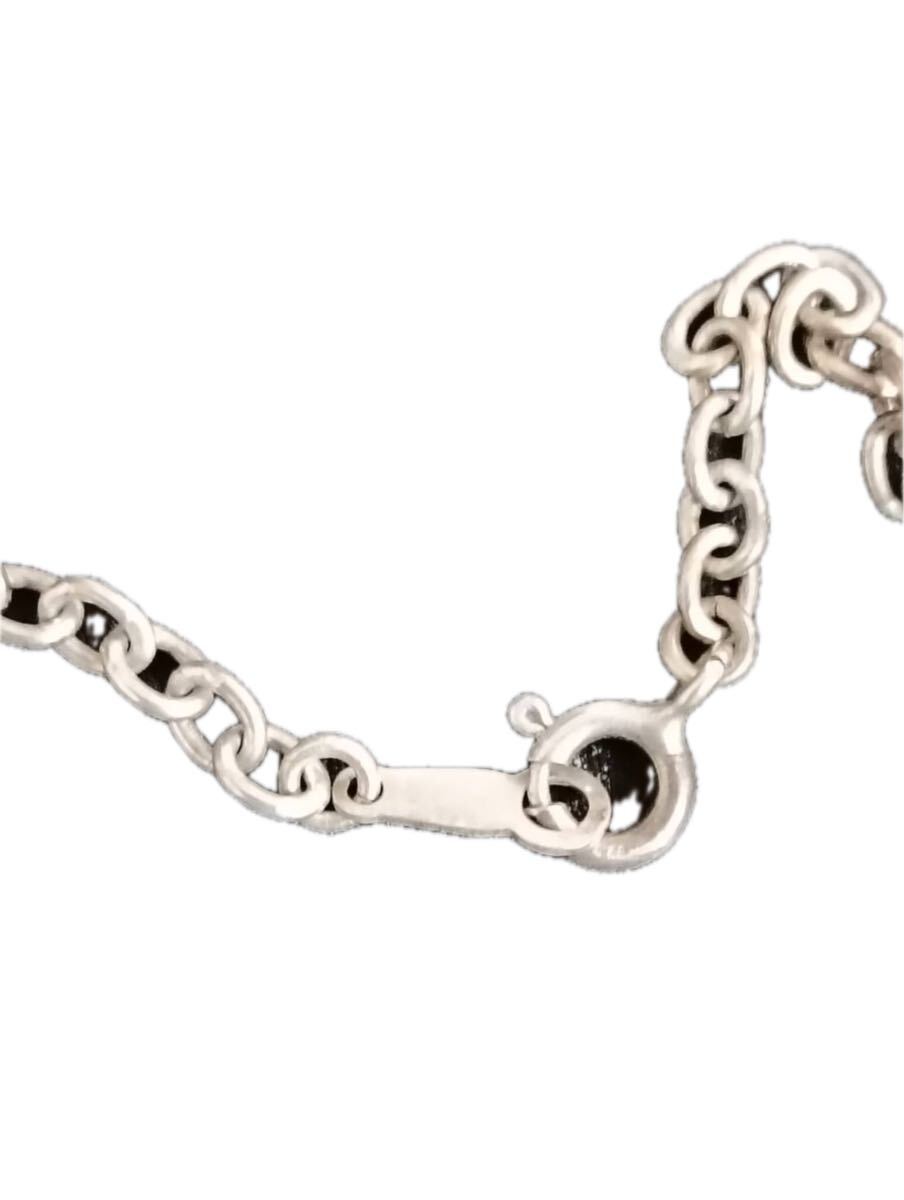 【美品】Lehua ハワイアンジュエリー シルバー925 ネックレス プルメリア 花 ブルーストーン チャーム レディース 上品 可憐 ギフトにも_画像5